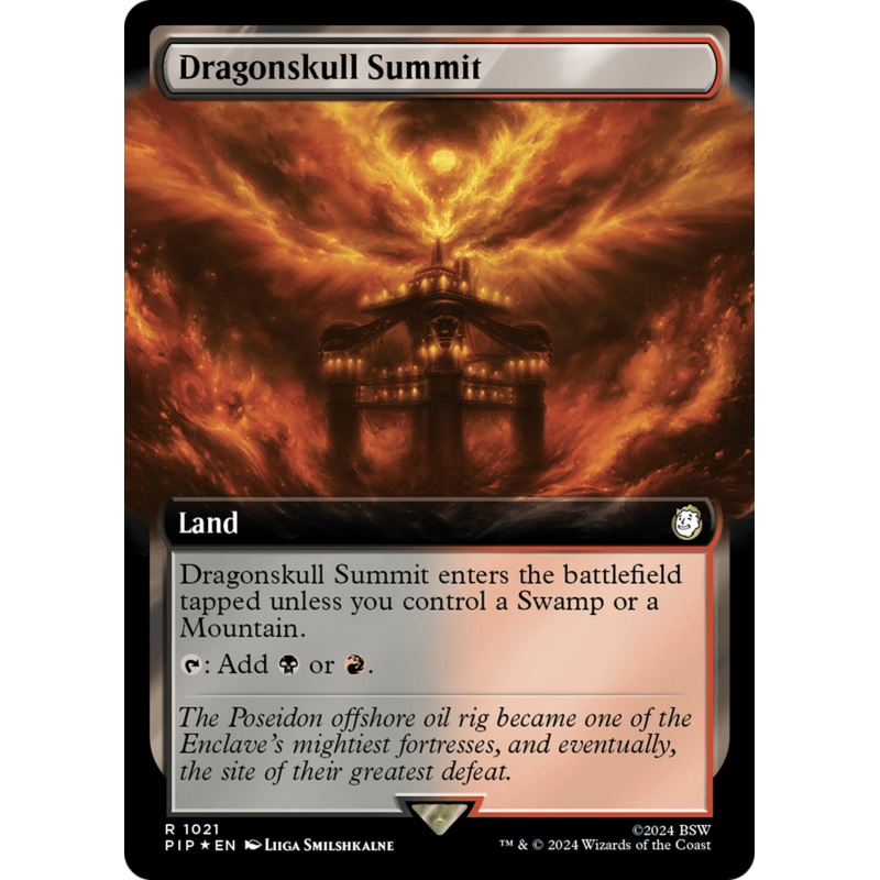 Dragonskull Summit (Extended Art) (Surge Foil) [Fallout]