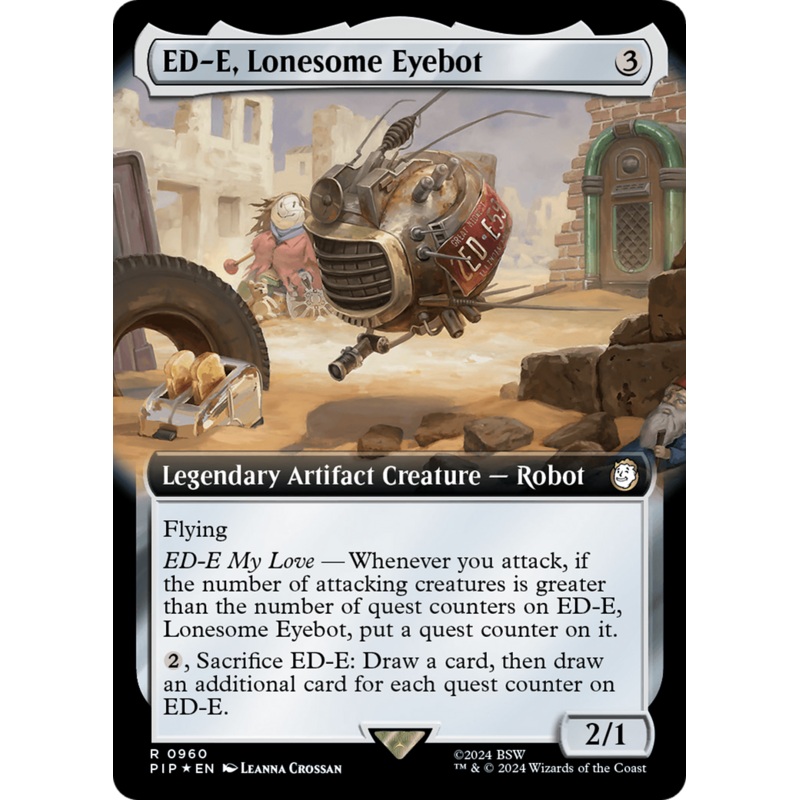 ED-E, Lonesome Eyebot (Extended Art) (Surge Foil) [Fallout]