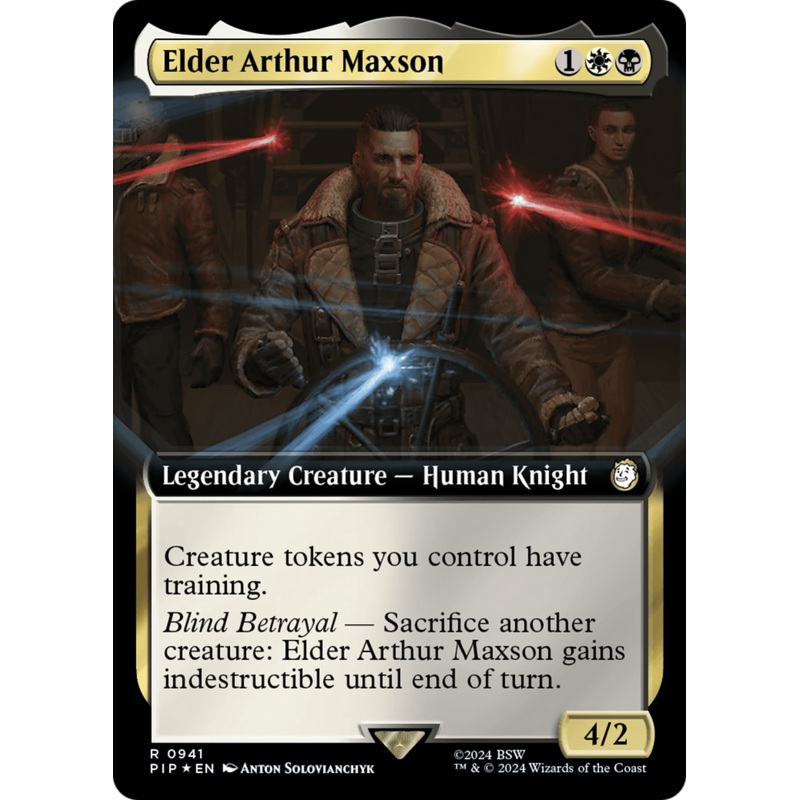 Elder Arthur Maxson (Extended Art) (Surge Foil) [Fallout]