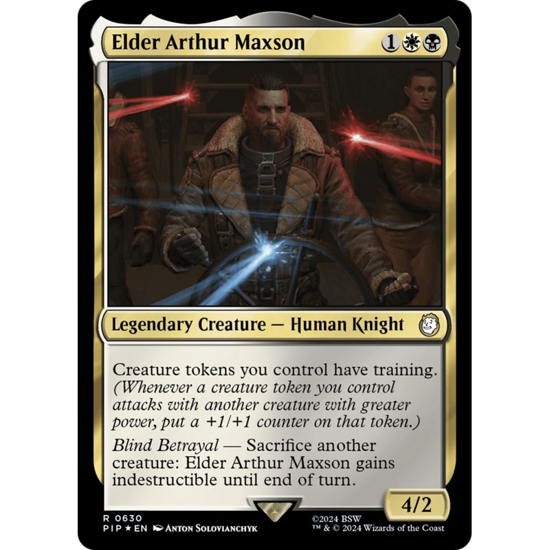 Elder Arthur Maxson (Surge Foil) [Fallout]