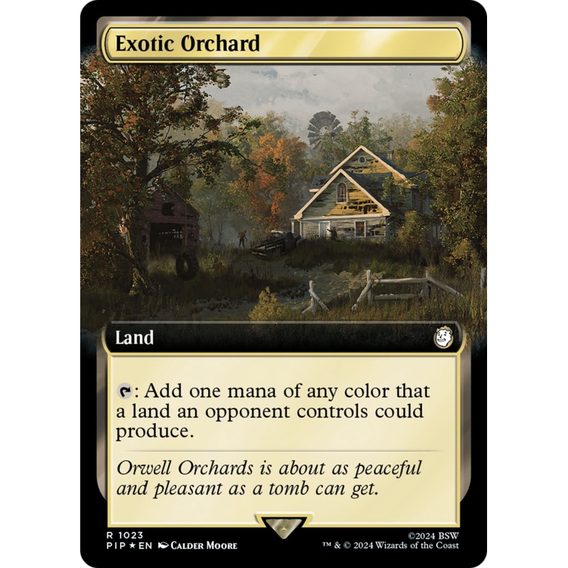 Exotic Orchard (Extended Art) (Surge Foil) [Fallout]