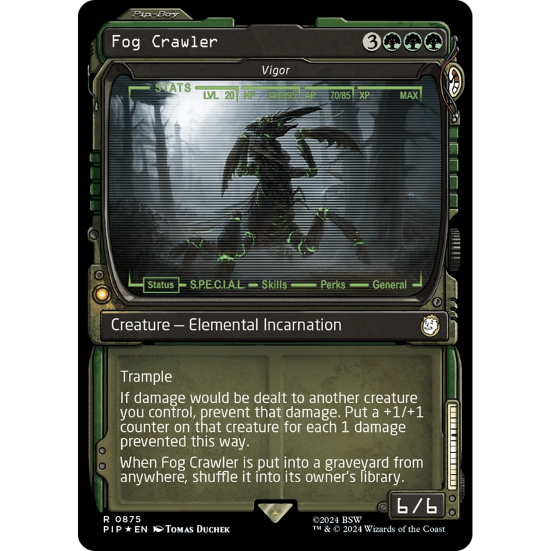 Fog Crawler - Vigor (Showcase) (Surge Foil) [Fallout]