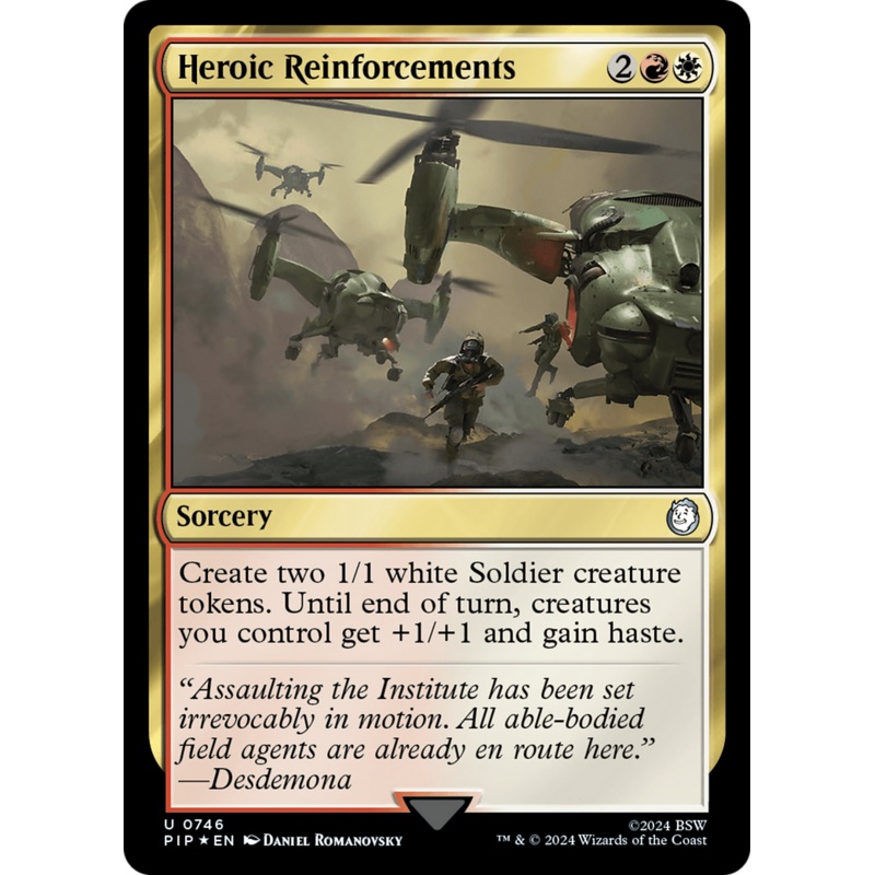 Heroic Reinforcements (Surge Foil) [Fallout]