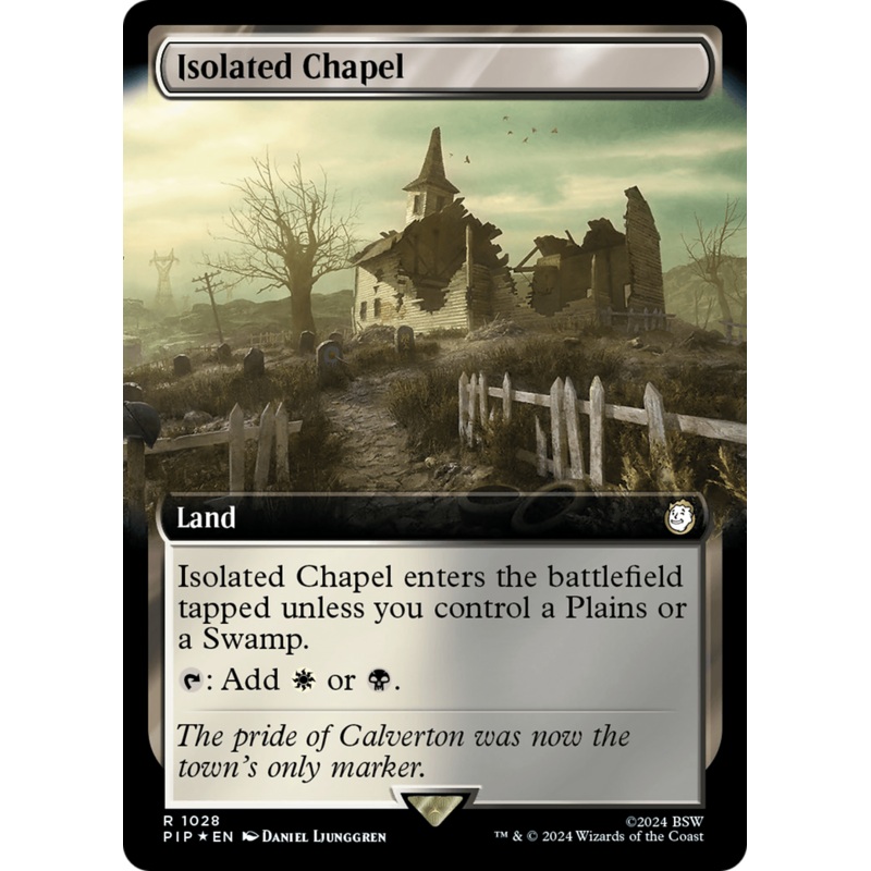 Isolated Chapel (Extended Art) (Surge Foil) [Fallout]