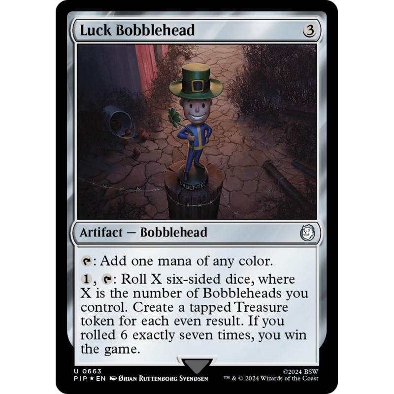 Luck Bobblehead (Surge Foil) [Fallout]