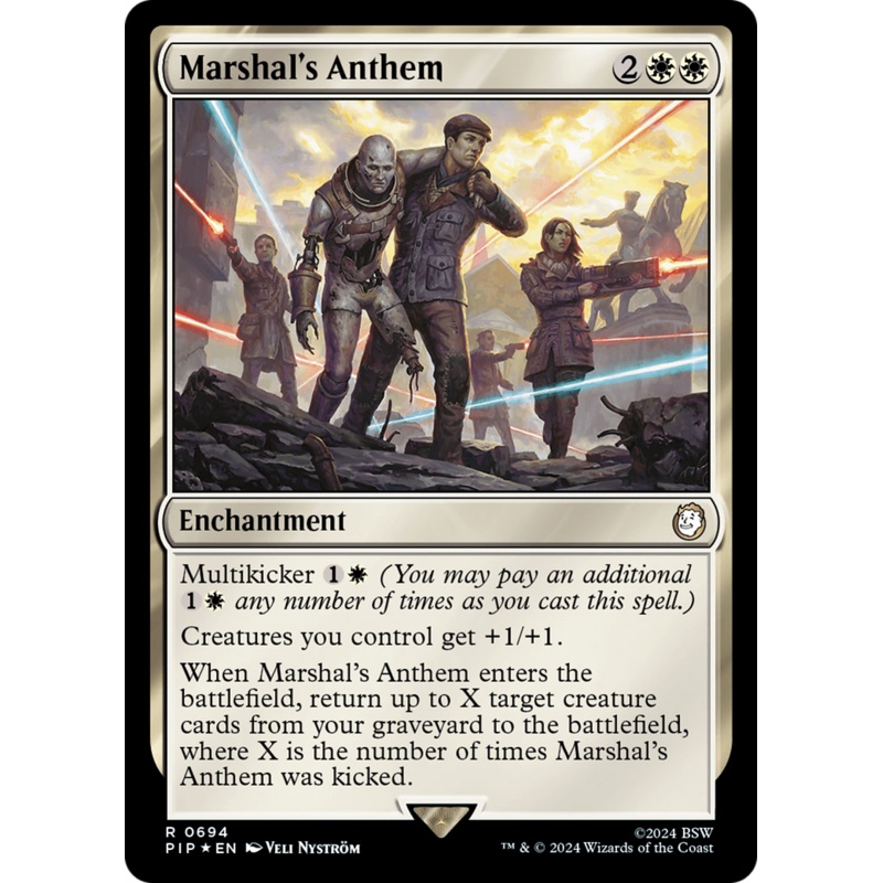 Marshal's Anthem (Surge Foil) [Fallout]