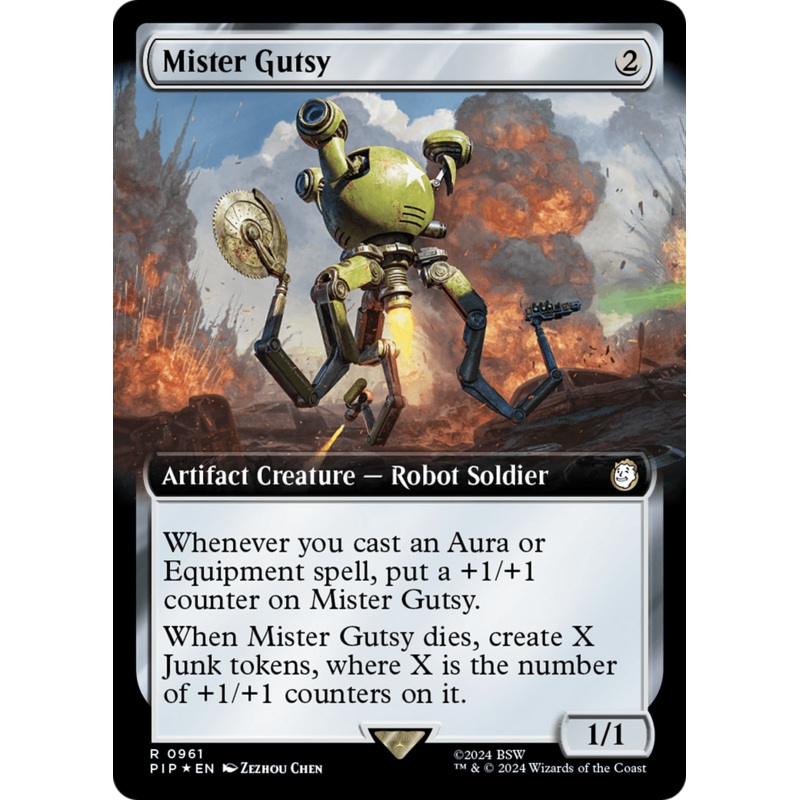 Mister Gutsy (Extended Art) (Surge Foil) [Fallout]