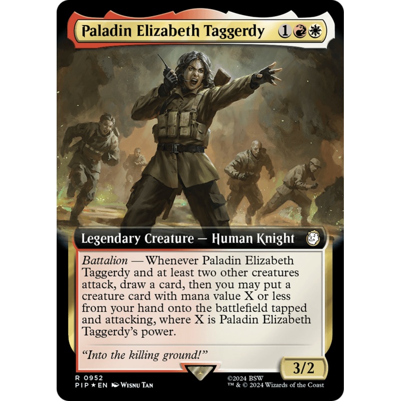 Paladin Elizabeth Taggerdy (Extended Art) (Surge Foil) [Fallout]