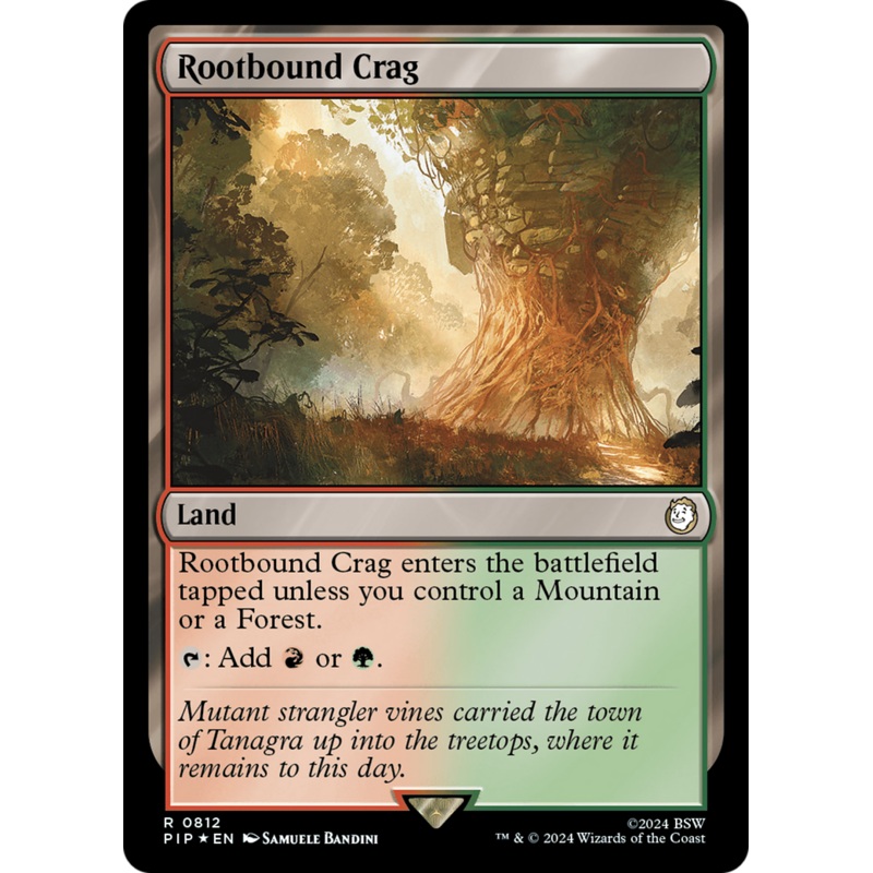 Rootbound Crag (Surge Foil) [Fallout]