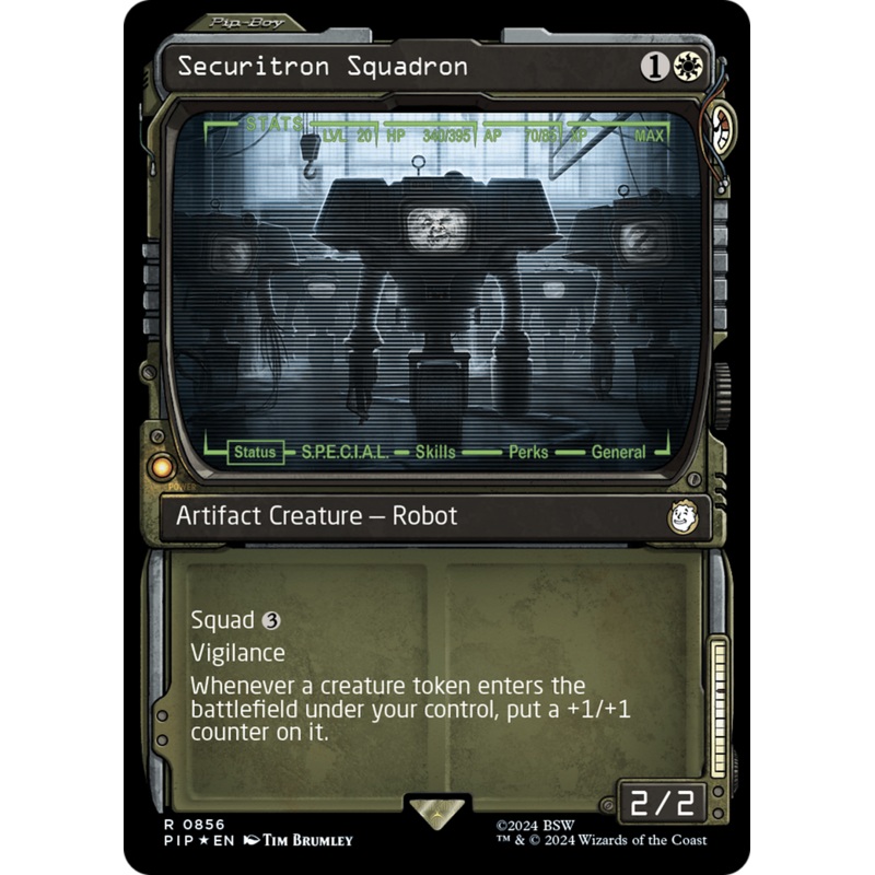 Securitron Squadron (Showcase) (Surge Foil) [Fallout]