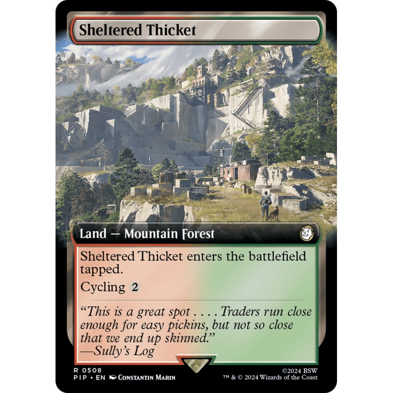 Sheltered Thicket (Extended Art) [Fallout]