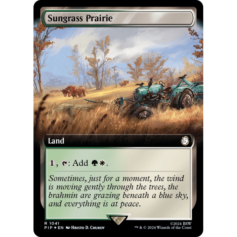 Sungrass Prairie (Extended Art) (Surge Foil) [Fallout]