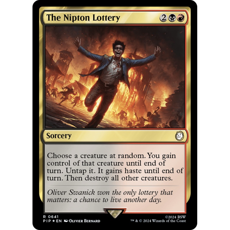 The Nipton Lottery (Surge Foil) [Fallout]