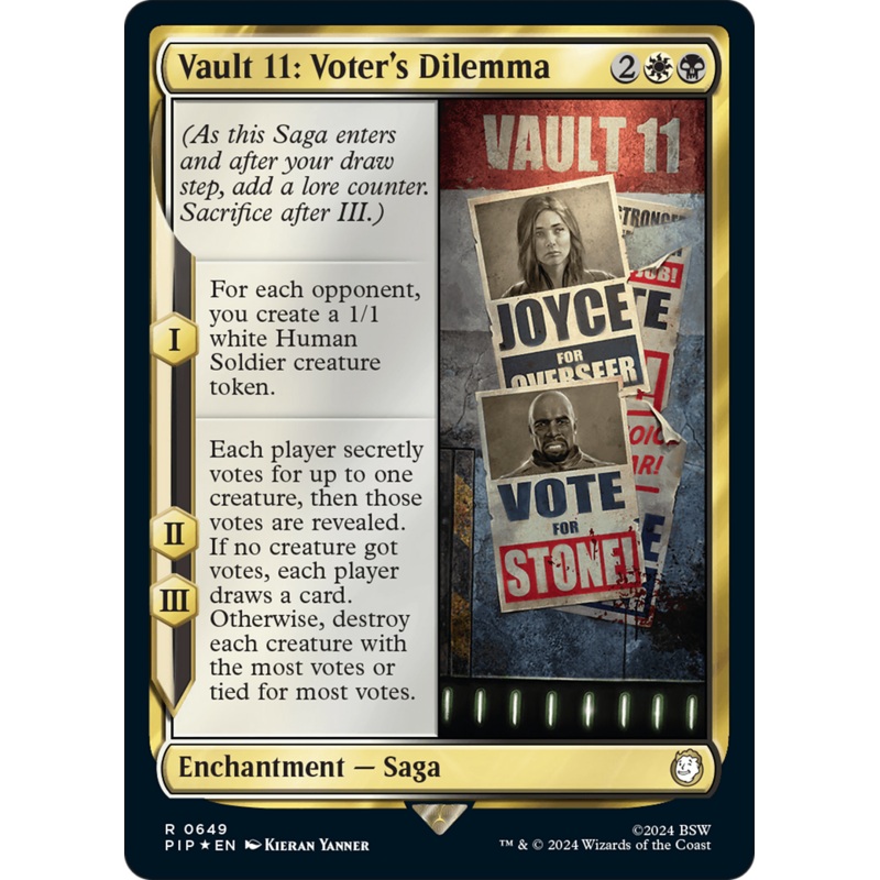 Vault 11: Voter's Dilemna (Surge Foil) [Fallout]