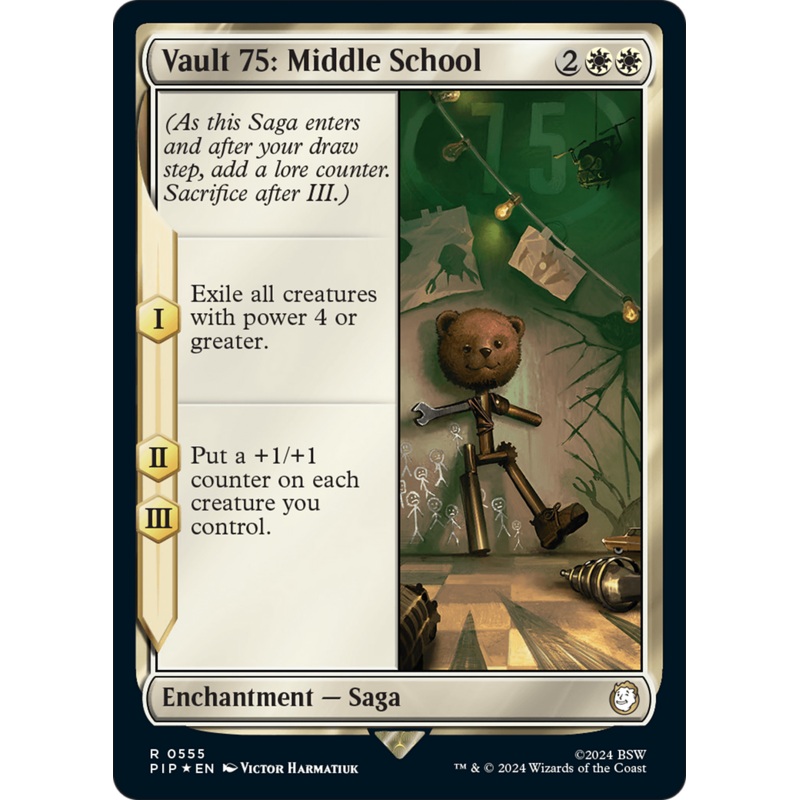 Vault 75: Middle School (Surge Foil) [Fallout]