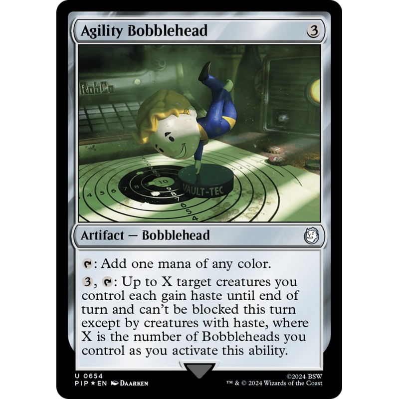Agility Bobblehead (Surge Foil) [Fallout]