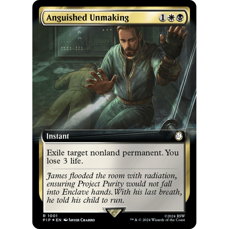 Anguished Unmaking (Extended Art) (Surge Foil) [Fallout]