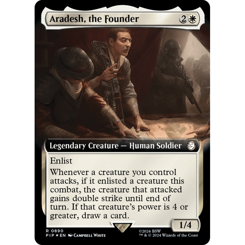 Aradesh, the Founder (Extended Art) (Surge Foil) [Fallout]