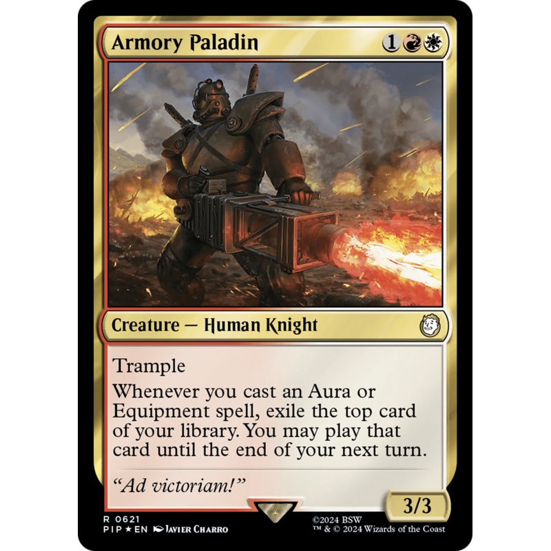 Armory Paladin (Surge Foil) [Fallout]