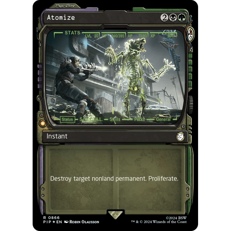 Atomize (Showcase) (Surge Foil) [Fallout]