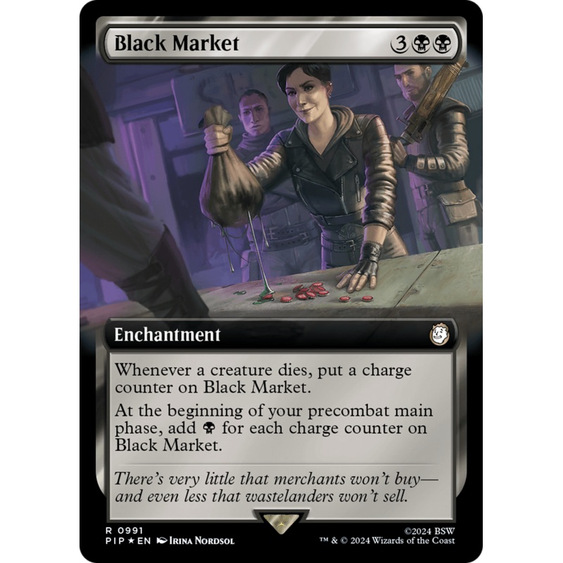 Black Market (Extended Art) (Surge Foil) [Fallout]
