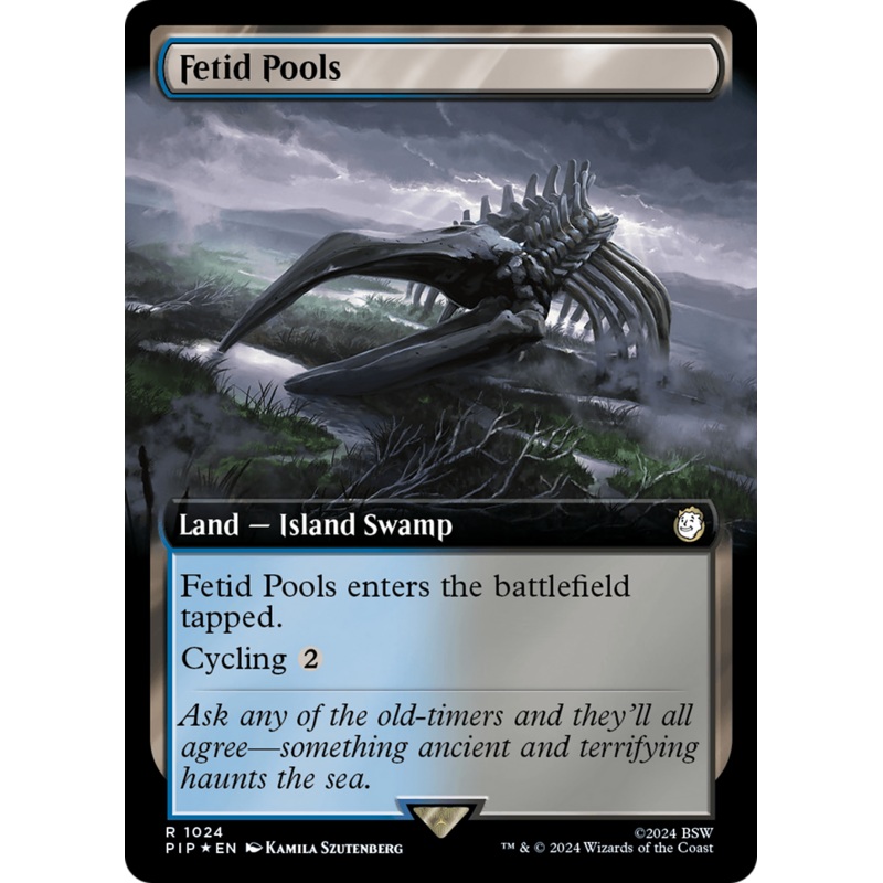 Fetid Pools (Extended Art) (Surge Foil) [Fallout]