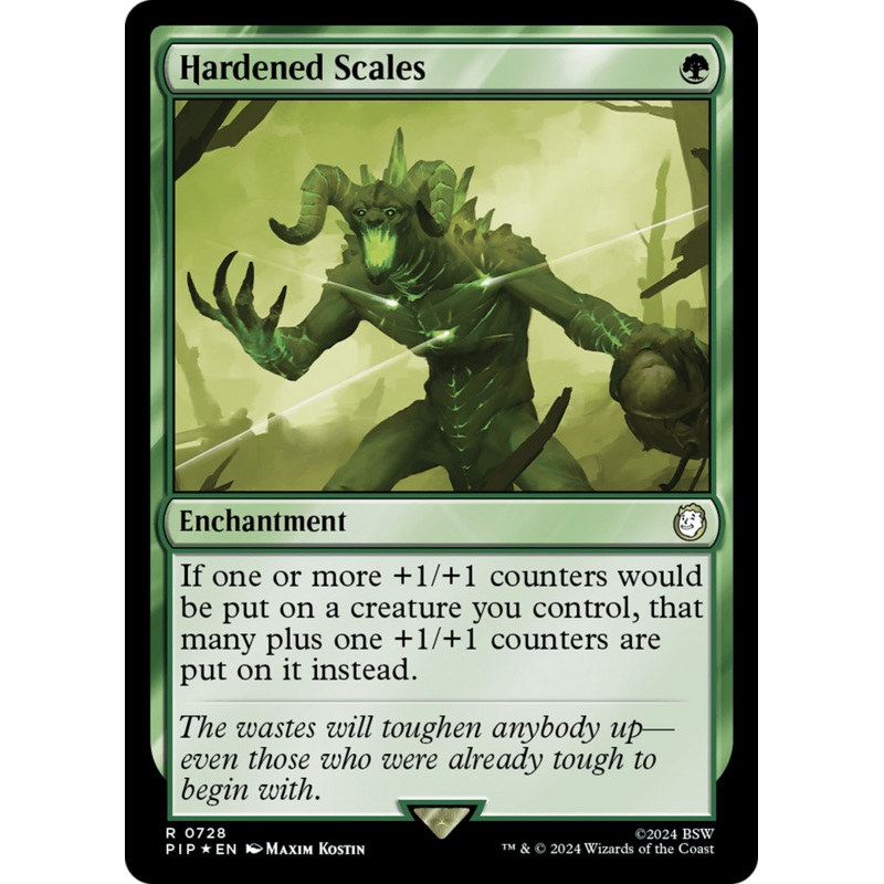 Hardened Scales (Surge Foil) [Fallout]
