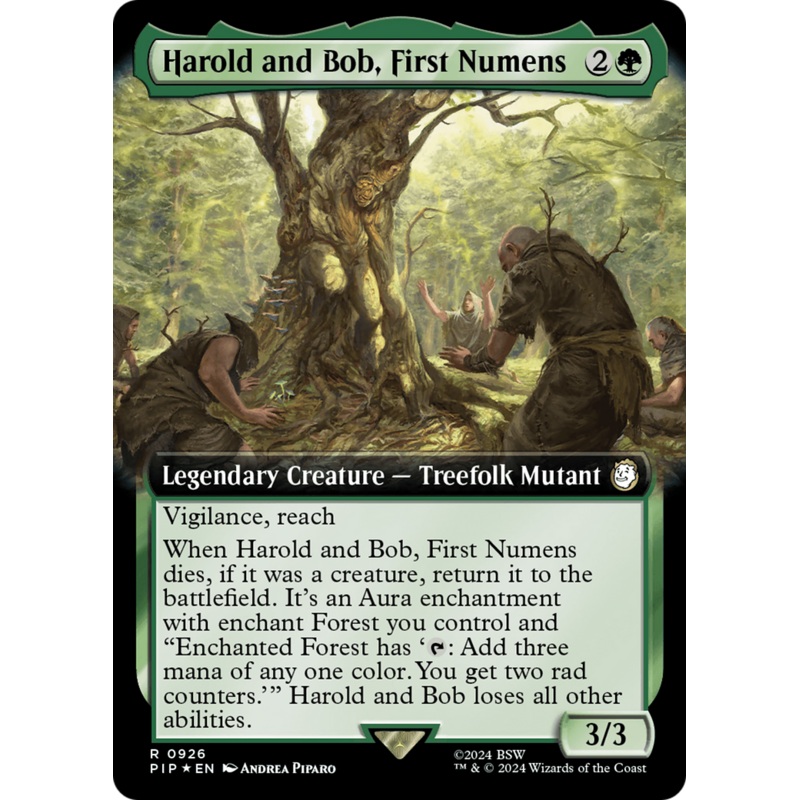 Harold and Bob, First Numens (Extended Art) (Surge Foil) [Fallout]