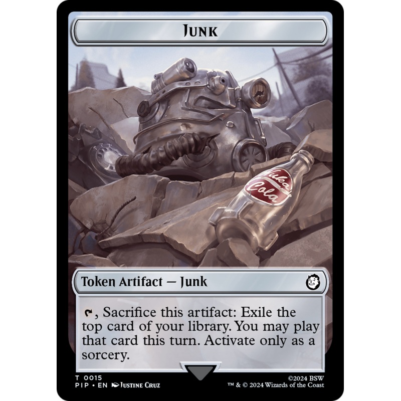 Junk // Squirrel Double-Sided Token [Fallout Tokens]