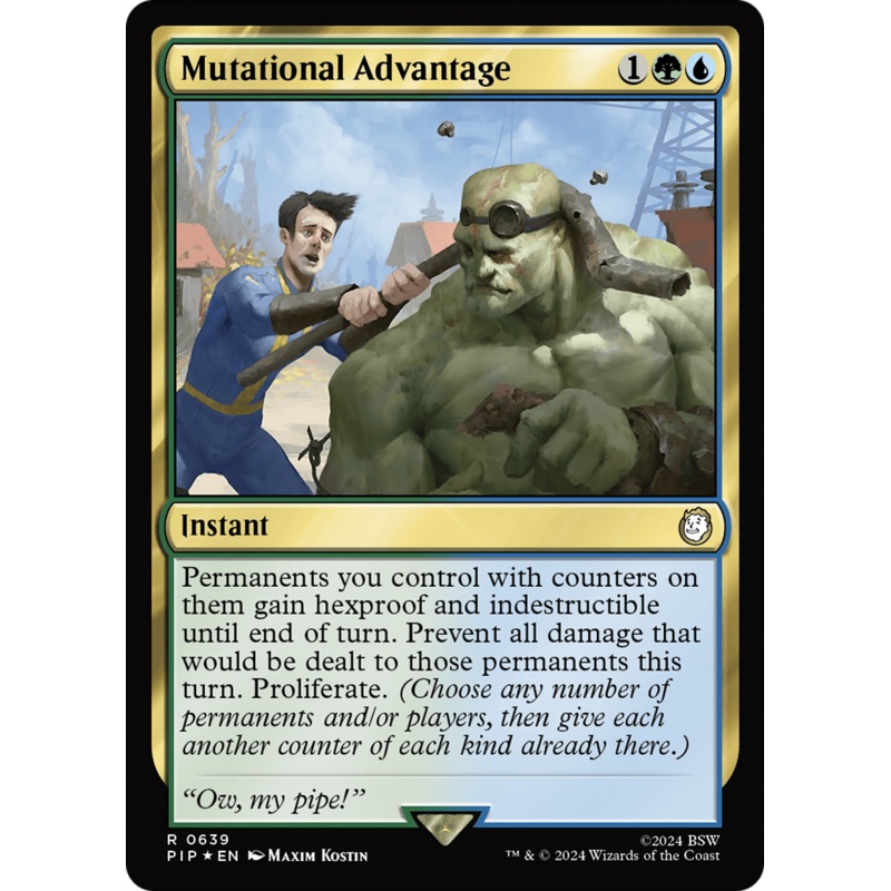 Mutational Advantage (Surge Foil) [Fallout]