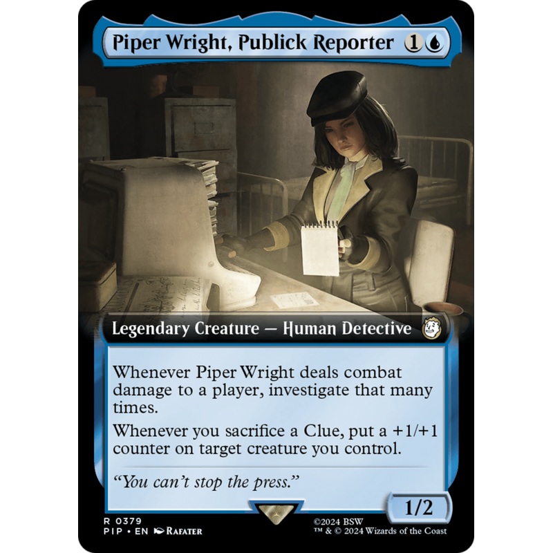 Piper Wright, Publick Reporter (Extended Art) [Fallout]