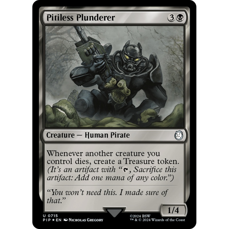 Pitiless Plunderer (Surge Foil) [Fallout]