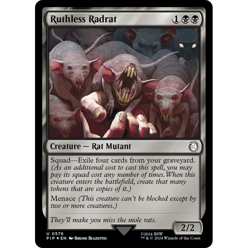 Ruthless Radrat (Surge Foil) [Fallout]