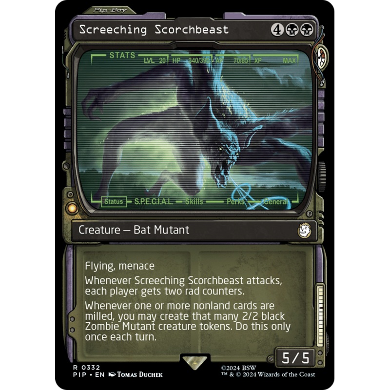 Screeching Scorchbeast (Showcase) [Fallout]