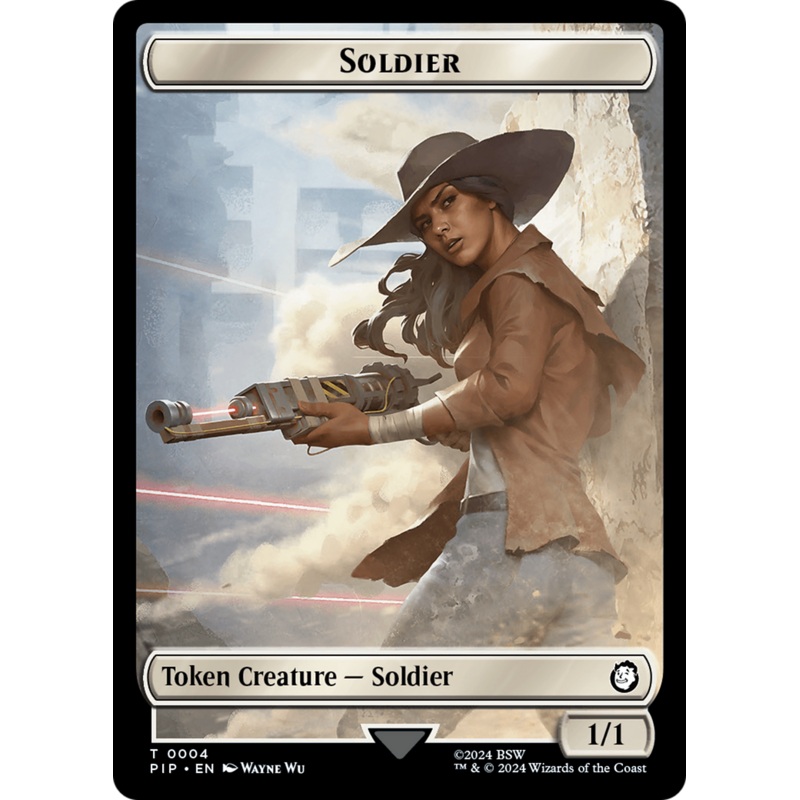 Soldier (004) // Human Soldier Double-Sided Token [Fallout Tokens]