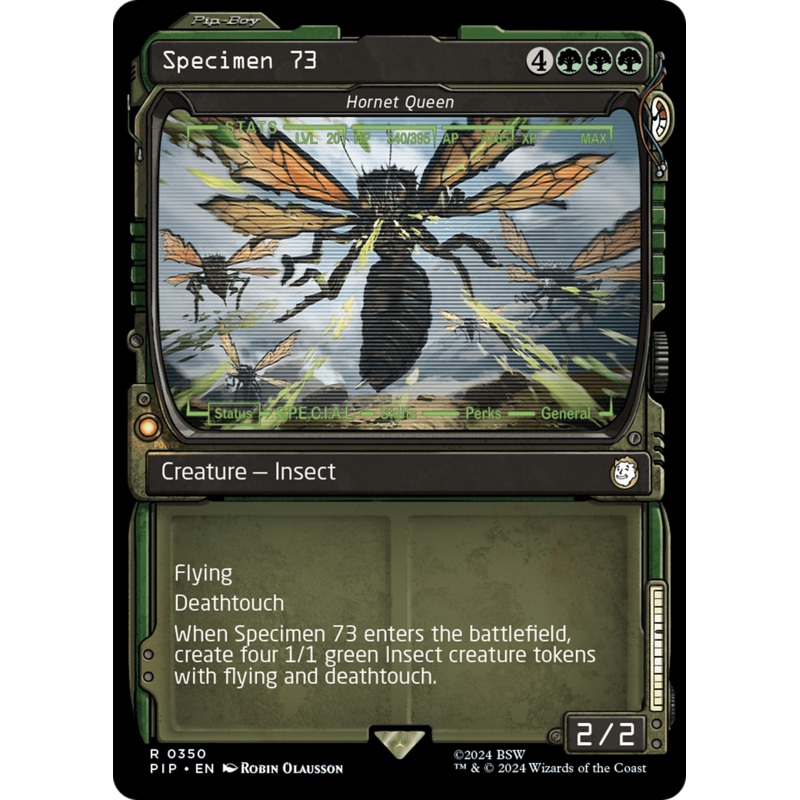Specimen 73 - Hornet Queen (Showcase) [Fallout]