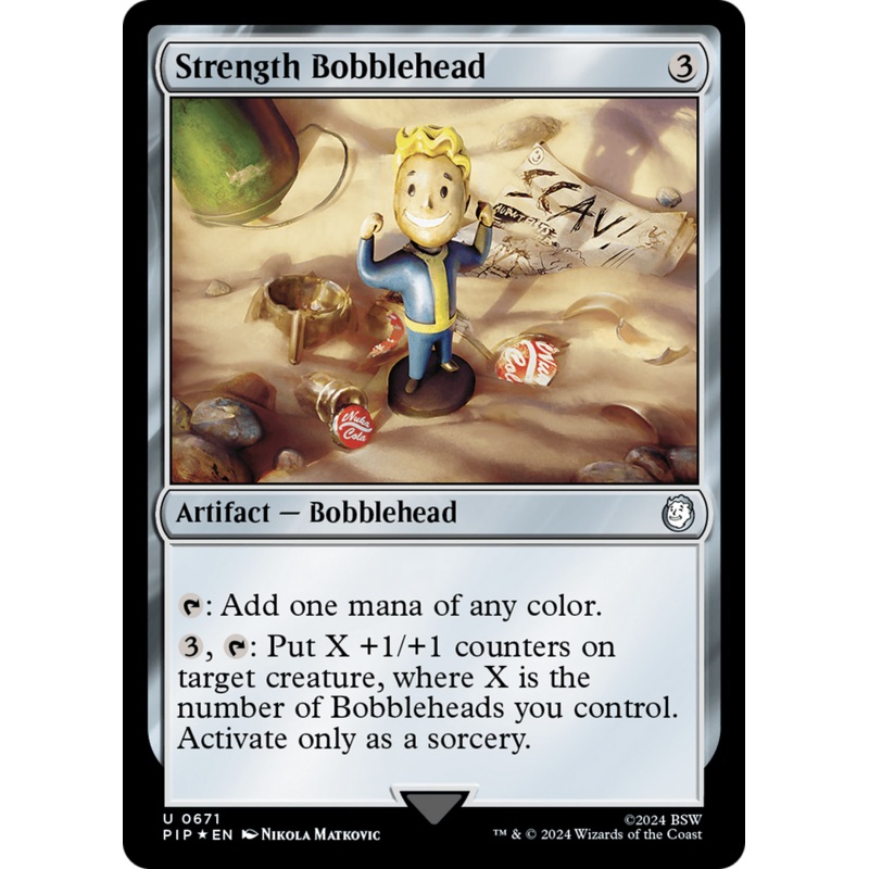Strength Bobblehead (Surge Foil) [Fallout]