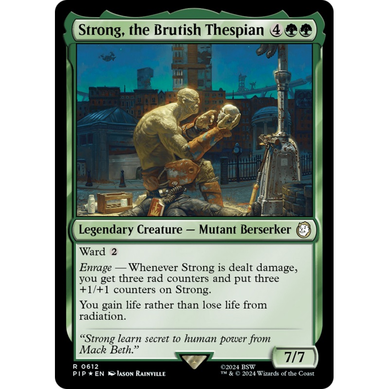Strong, the Brutish Thespian (Surge Foil) [Fallout]