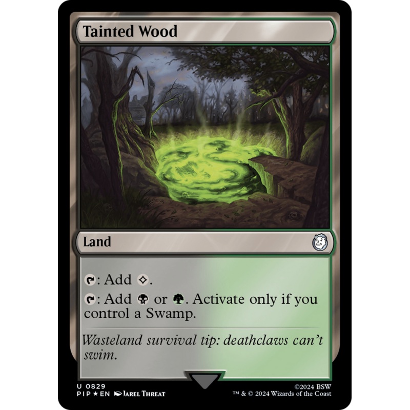 Tainted Wood (Surge Foil) [Fallout]