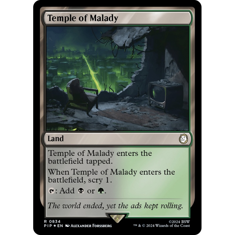 Temple of Malady (Surge Foil) [Fallout]