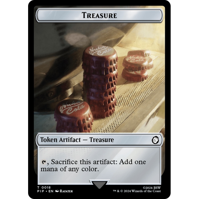 Treasure (018) // Wasteland Double-Sided Token [Fallout Tokens]