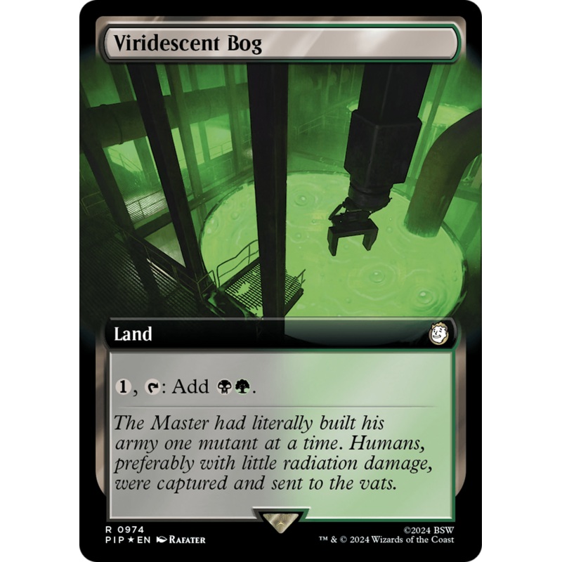 Viridescent Bog (Extended Art) (Surge Foil) [Fallout]