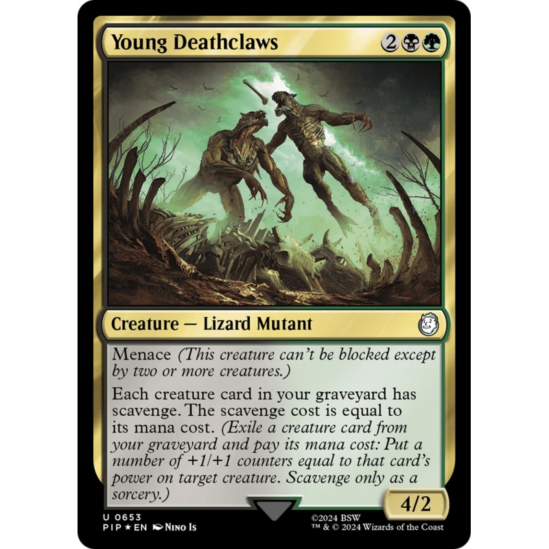 Young Deathclaws (Surge Foil) [Fallout]