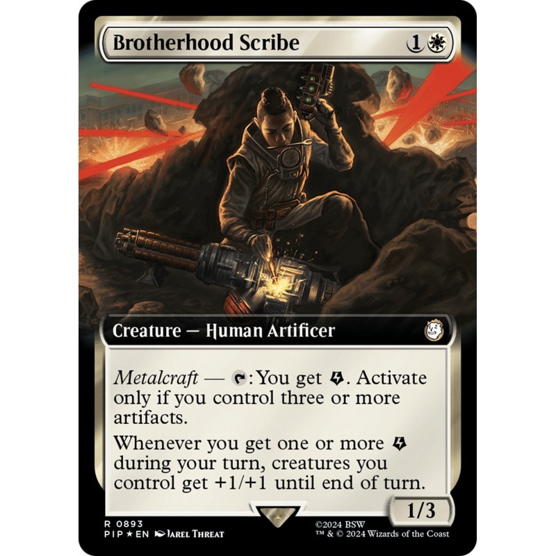 Brotherhood Scribe (Extended Art) (Surge Foil) [Fallout]