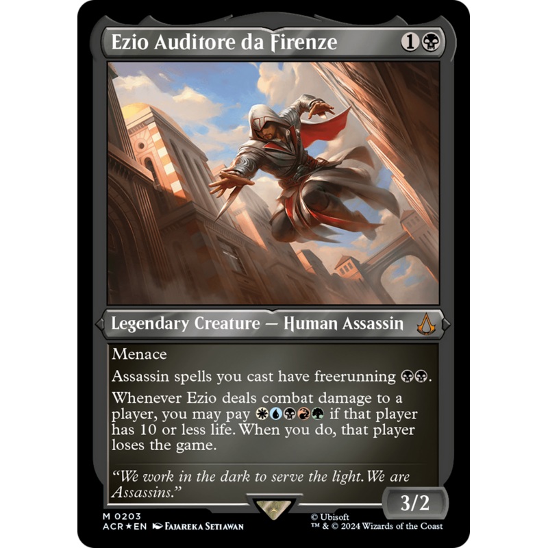 Ezio Auditore da Firenze (Foil Etched) [Assassin's Creed]
