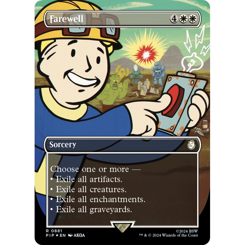 Farewell (Borderless) (Surge Foil) [Fallout]