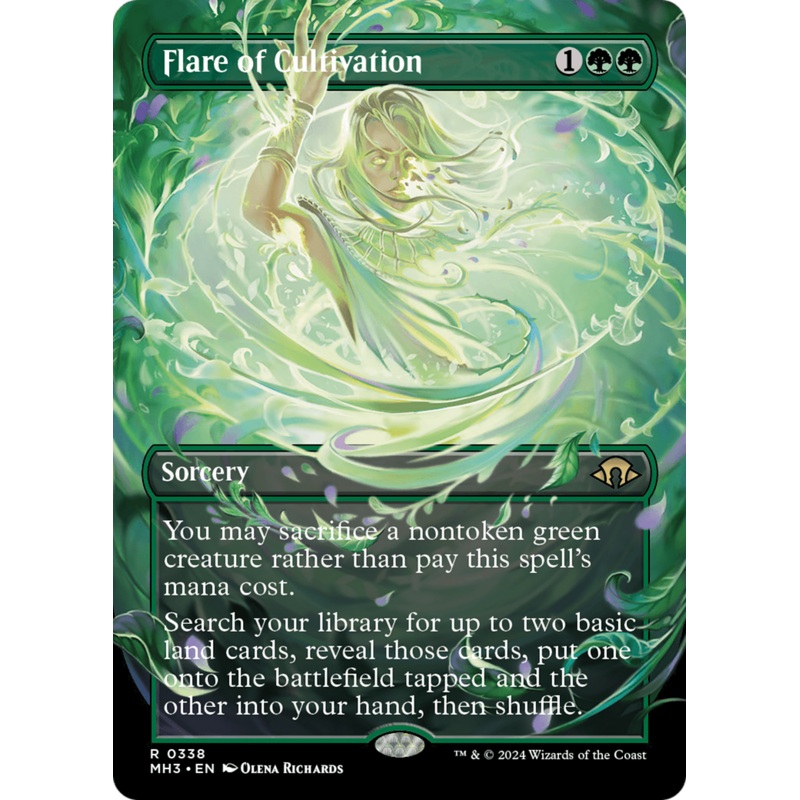 Flare of Cultivation (Borderless) [Modern Horizons 3]
