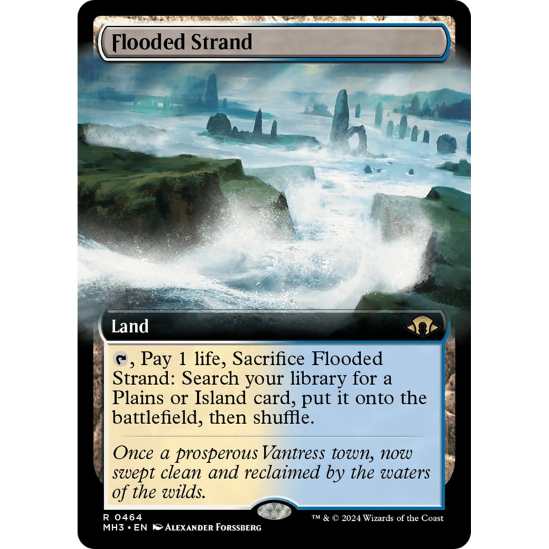 Flooded Strand (Extended Art) [Modern Horizons 3]