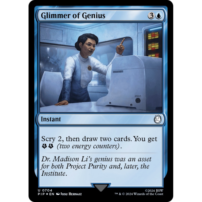Glimmer of Genius (Surge Foil) [Fallout]
