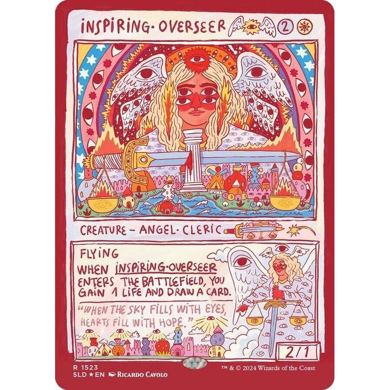 Inspiring Overseer (Rainbow Foil) [Secret Lair Drop Series]